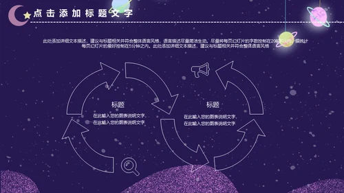 创意科技黑洞科谱知识商业计划书通用PPT模板