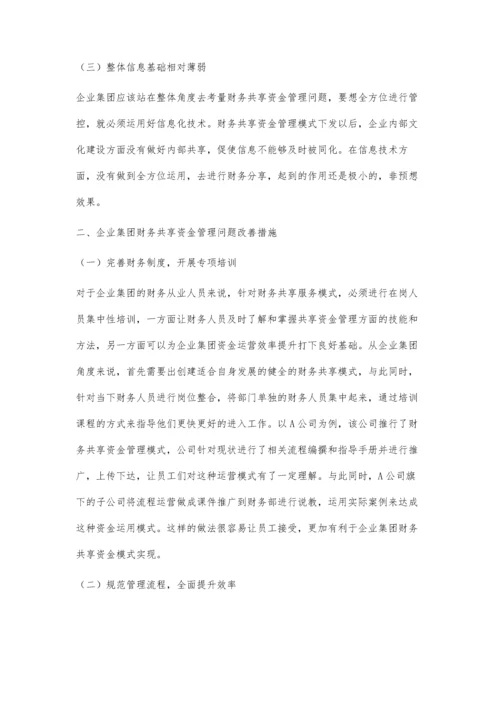 企业集团财务共享资金管理问题及对策探析.docx