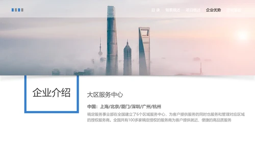 蓝色简约风建筑地产营销宣传方案