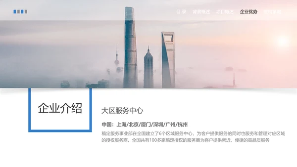 蓝色简约风建筑地产营销宣传方案