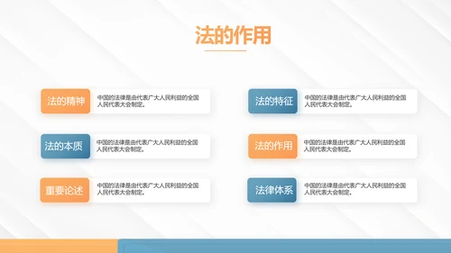 严谨大气法律法学教育宪法宣传依法治国PPT