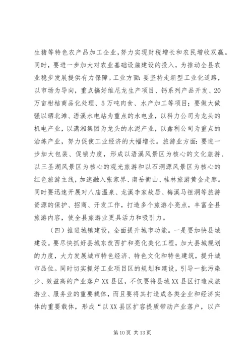 县跻身全省经济强县的调查与思考.docx