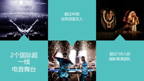 音乐节娱乐晚会招商方案通用PPT模板