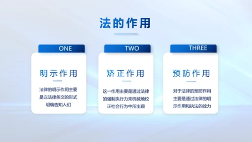 蓝色大气司法法律讲座工作总结PPT动态模板