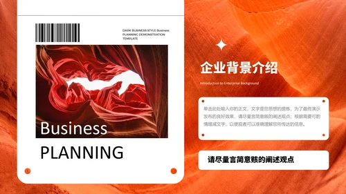二维码创意商业计划书