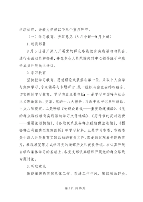 群众路线教育实践活动实施方案 (21).docx