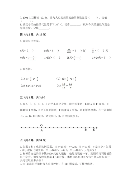 济南市外国语学校小升初数学试卷（名师系列）.docx