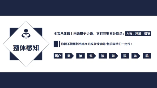 《狼》蒲松龄语文课通用PPT课件