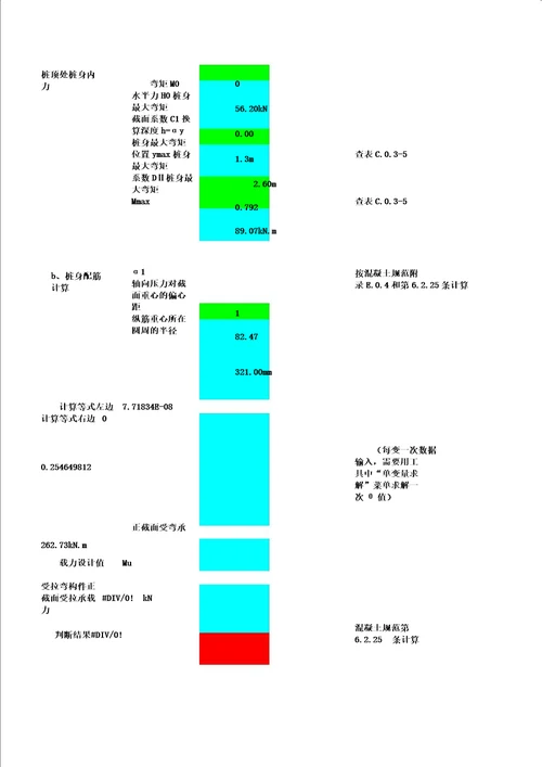 桩身承载力计算