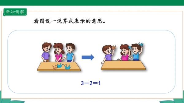 人教版1年级上册 3.6 减法 教学课件（共33张PPT）