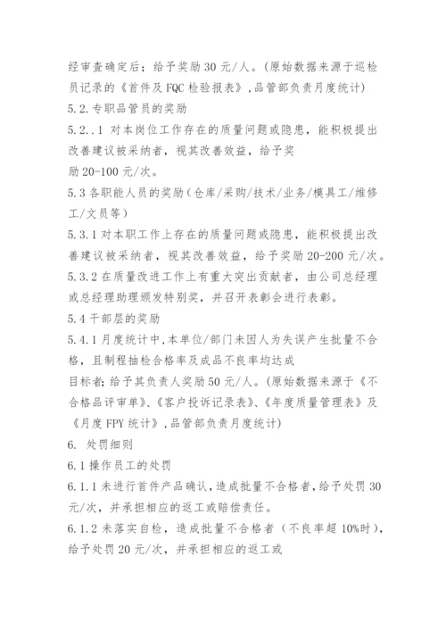 产品质量管理奖惩制度.docx