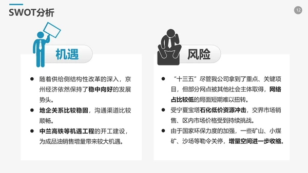 高端商务风企业年终工作总结计划PPT模板