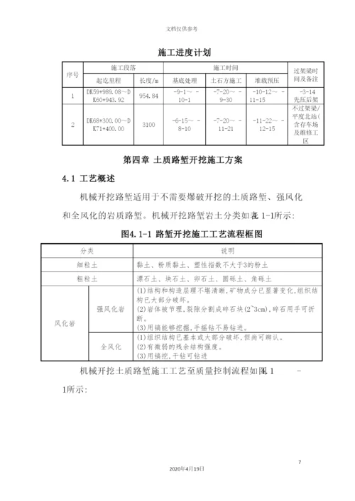 深路堑开挖专项施工方案.docx