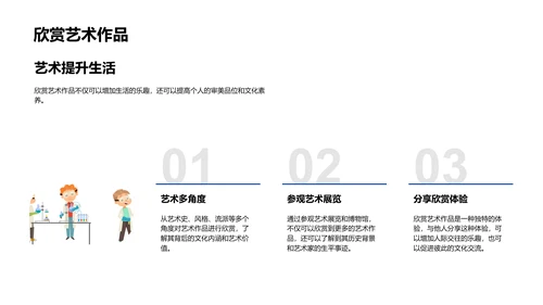 艺术生活融译课程PPT模板