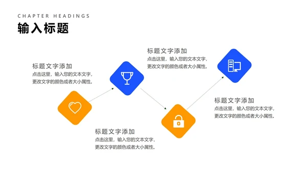 简约风蓝色商务企业宣传PPT模板