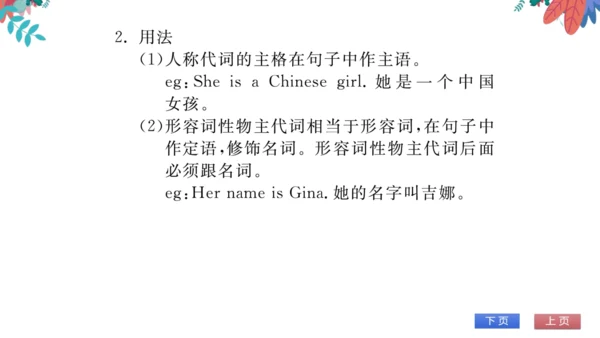 【外研版】七上 Module1 My classmates 模块语法活学巧练 习题课件