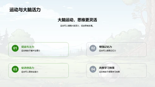 运动养成，健康成长