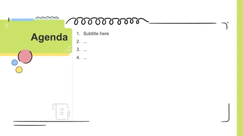 绿色简约风应届生求职简历PPT主题