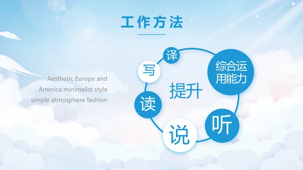 蓝色天空毕业典礼通用动态PPT