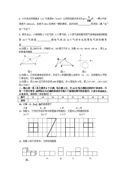 青海西宁市2010年高中招生考试及分析趋势