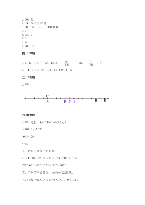 北师大版六年级下册数学 期末检测卷【研优卷】.docx