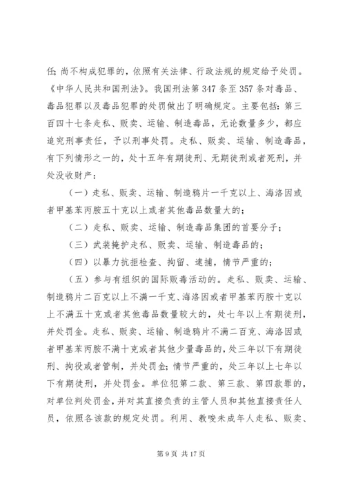 新型毒品的危害以及防范对策.docx