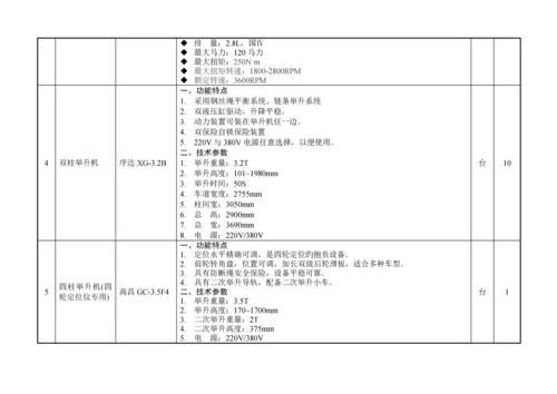 教育部重点标准汽车整车实训室配置专题方案高职.docx