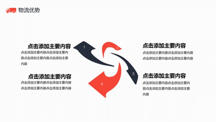 物流行业货运物流运输公司企业介绍简介PPT模版