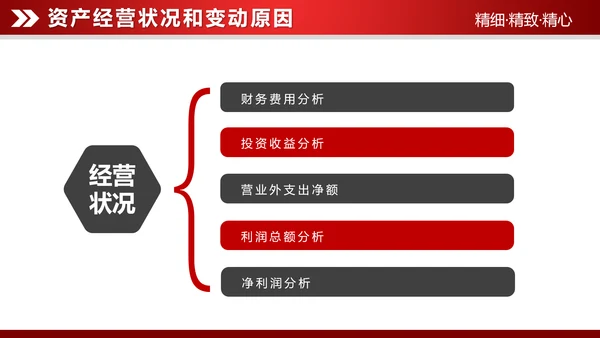 红色大气2019财务数据分析报告PPT