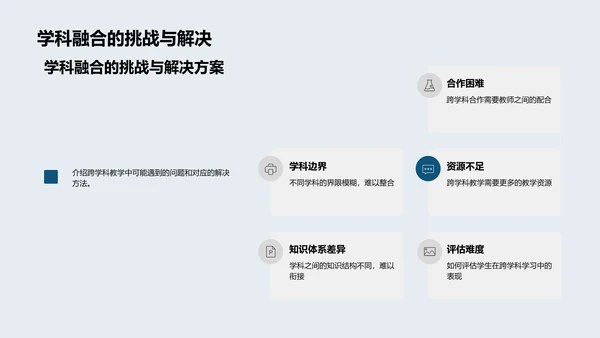 跨学科教学实践