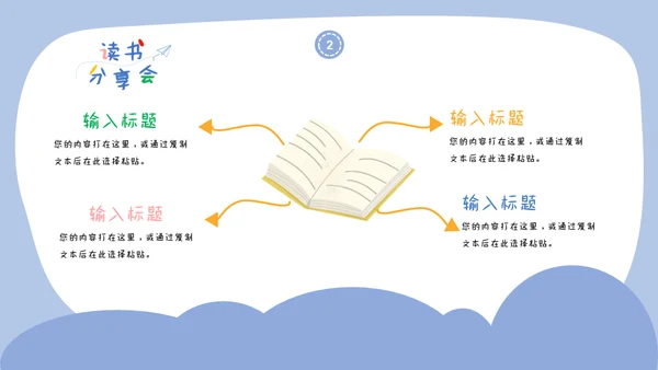 儿童读书分享会通用PPT模板