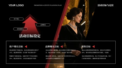 黑色简约商务618促销活动策划方案