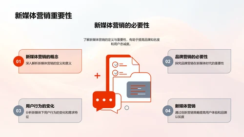 秋分主题新媒体推广PPT模板