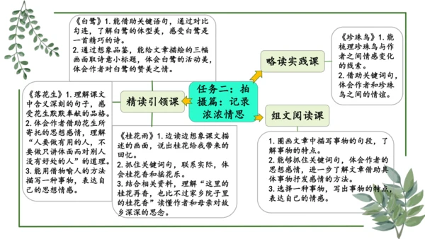 部编版语文五上第一单元 大单元教学设计--与自然对话，记录镜头下的心爱之物 说课课件