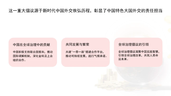 深刻领会全球治理倡议重大历史意义为构建人类命运共同体凝聚磅礴合力ppt课件