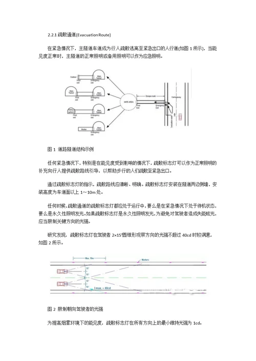 国际道路隧道应急照明标准及其借鉴