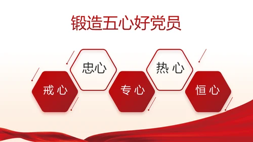 红色党建两会精神学习教育动态PPT