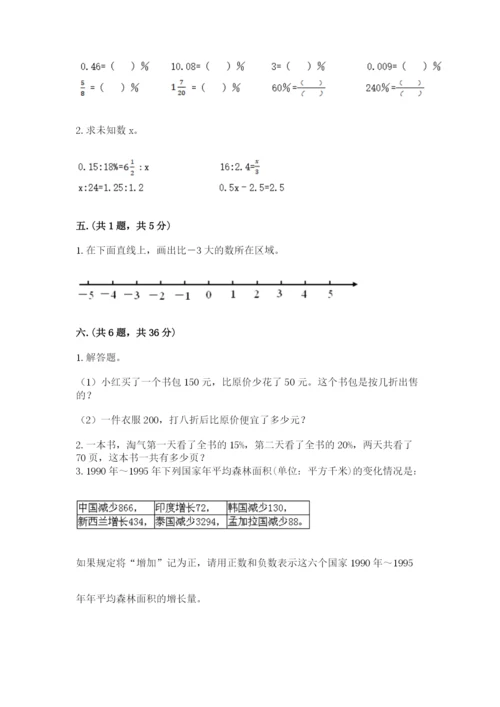 辽宁省【小升初】小升初数学试卷含答案（轻巧夺冠）.docx