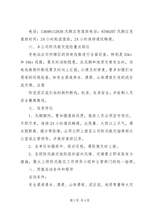 防洪防汛及地质灾害工作方案 (4).docx