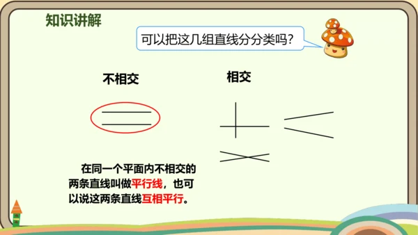 人教版数学四年级上册5.1 平行与垂直课件(共20张PPT)