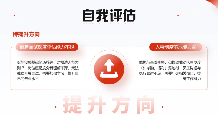 红色简约风大学生职业生涯规划职业生涯展示通用版PPT