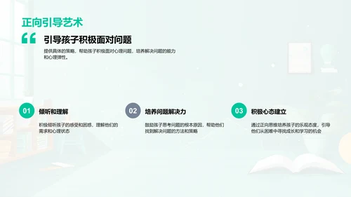 家长助力高中生心理健康PPT模板