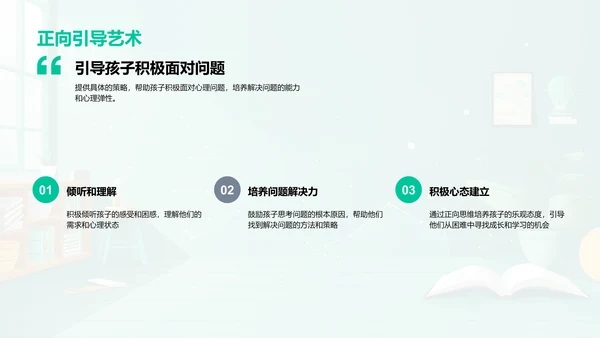 家长助力高中生心理健康PPT模板