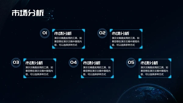 融合创新科技风商业计划书PPT模板