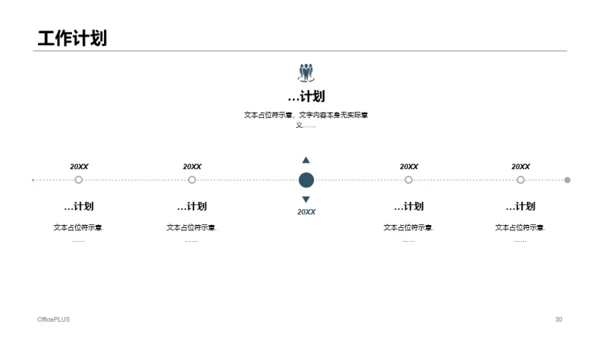 白色简约风个人年终总结报告通用PPT模板