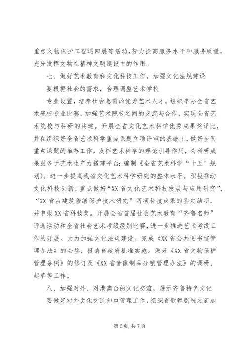 省文化活动工作要点及规划 (3).docx