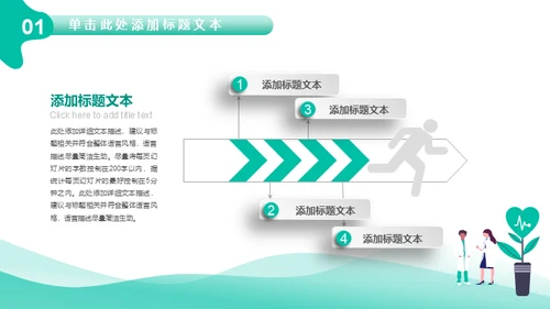 医疗机构医生工作汇报通用PPT模板
