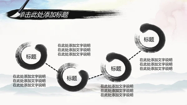 水墨中国风中国农业银行述职报告PPT