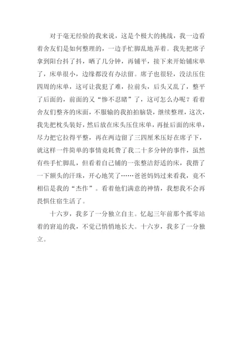 十六岁我多了一分独立作文800字.docx