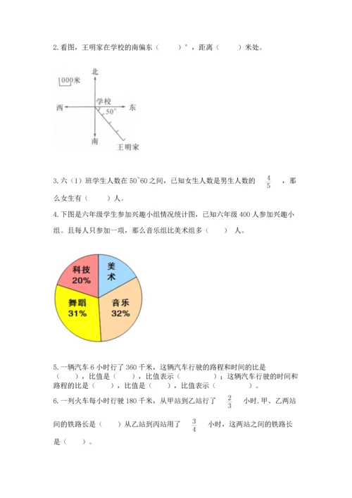 六年级上册数学期末测试卷【新题速递】.docx